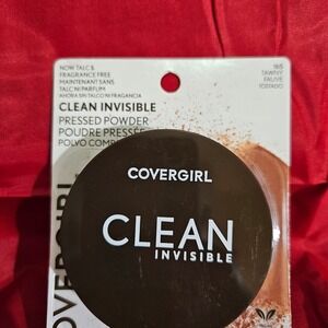 COVERGIRL‎ Clean Invisible Pressed Powder 165 Tawny Fauve Talc Free